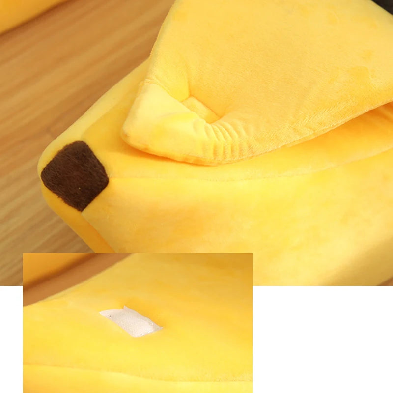 Banana Cat Bed House Funny Cute Cozy Cat Mat Beds Warm Durable Portable Pet Basket Kennel Dog Cushion Cat Pet Supplies ﻿