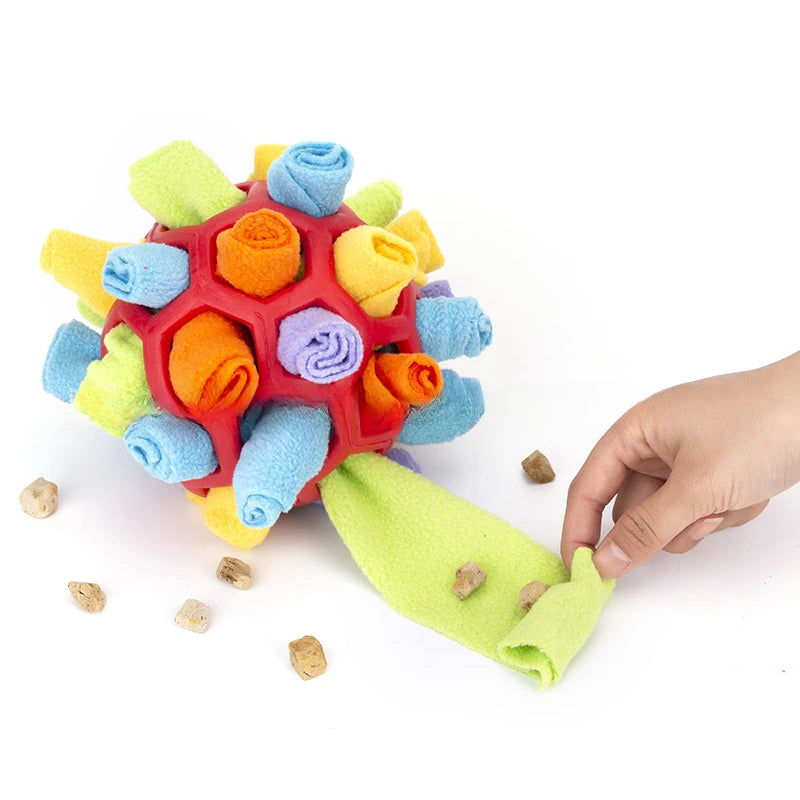 Dog Toy Snuffle Ball for Dogs Training the Sense of Smell Portable Interactive Snuffle Ball for Pet Foraging Instinct Training