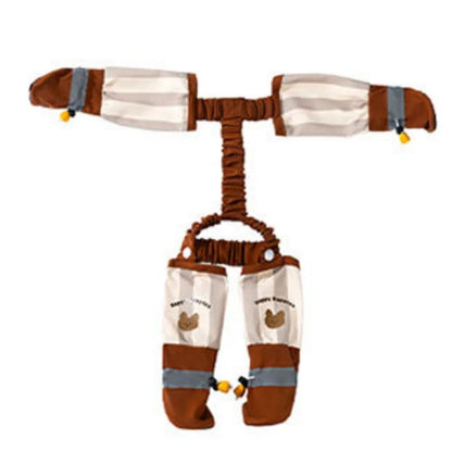 Full Leg Protection Reflective Stripe Pet Pants Adjustable Waterproof Pet Strolling Pants Dustproof Anti-Slip Dog Jumpsuit Shoes
